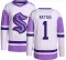 Men's Michael Matyas Authentic Seattle Kraken Hockey Fights Cancer Jersey