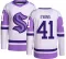 Men's Ryker Evans Authentic Seattle Kraken Hockey Fights Cancer Jersey