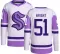 Men's Shane Wright Authentic Seattle Kraken Hockey Fights Cancer Jersey