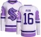 Youth Jon-Randall Avon Authentic Seattle Kraken Hockey Fights Cancer Jersey